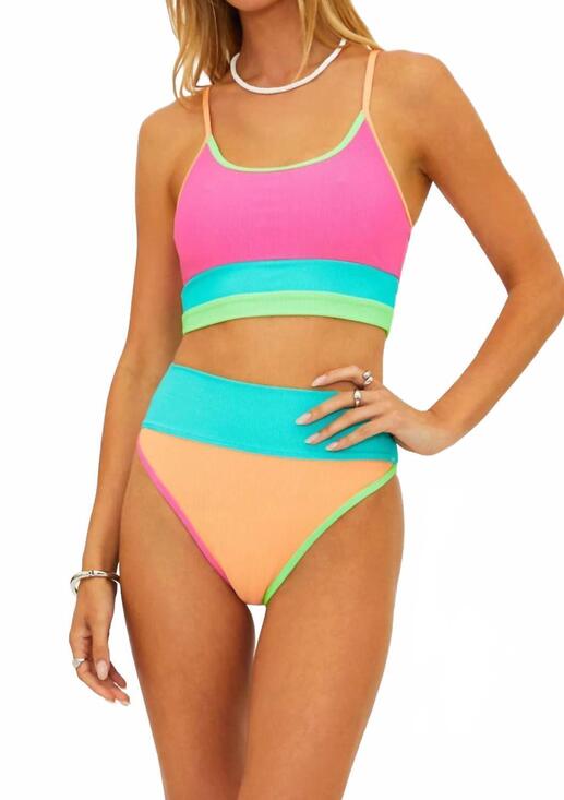 BEACH RIOT Other - NEW BEACH RIOT eva bikini top in aqua haze